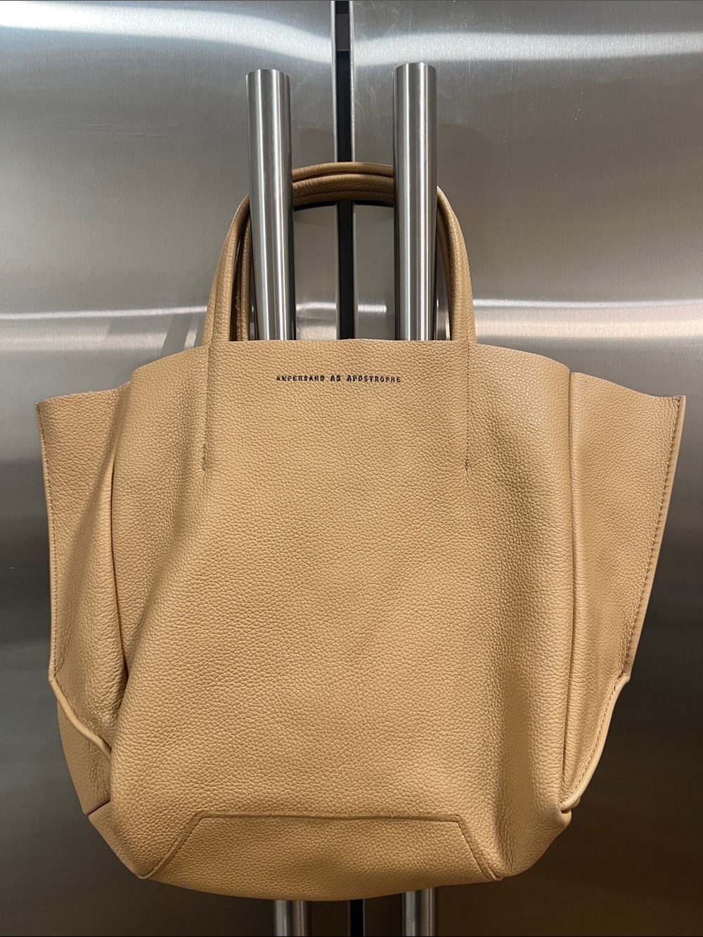 Pebble Leather Everyday Tote in Tan hand bag purse.